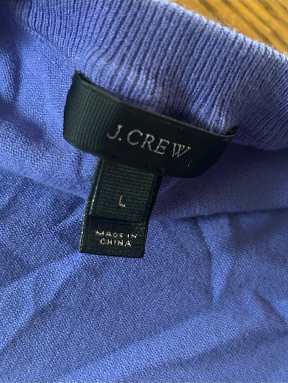 Periwinkle Purple Crewneck Cardigan - Picture 4 of 13